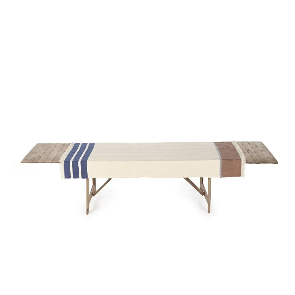 Marina Stripe Pièce de lin 120x240 cm indigo