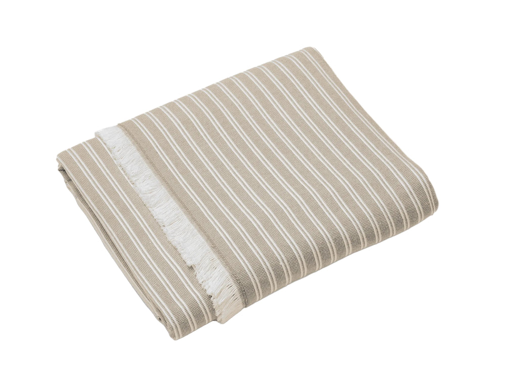 Fouta de algodón con flecos