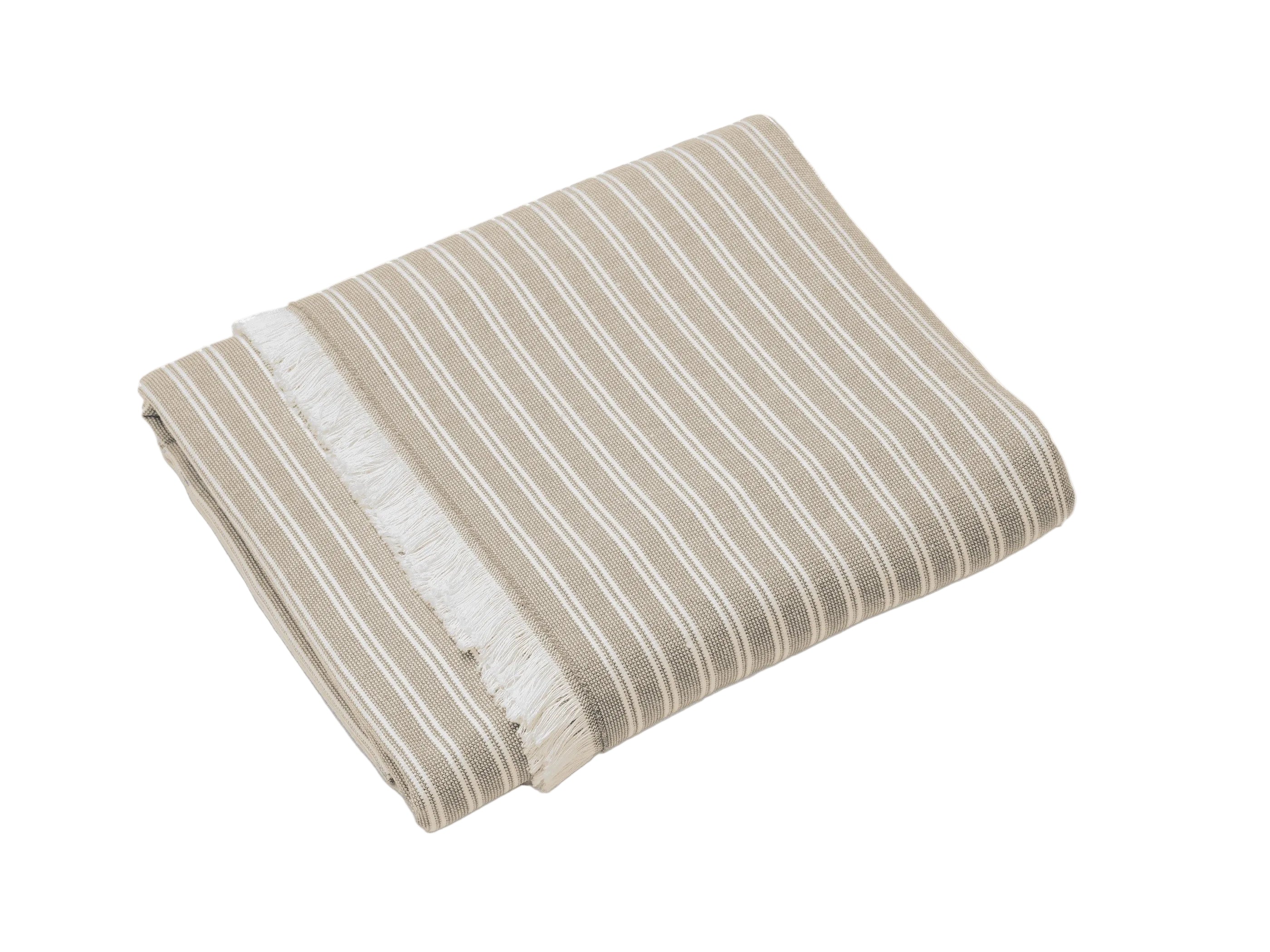 Fouta de algodón con flecos