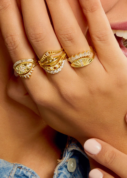 Anillo Bright Essential de oro