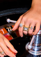 Anillo Juliette en oro laminado