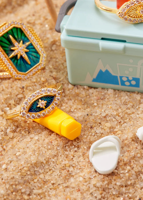 Anillo Blue Eye Essential de oro