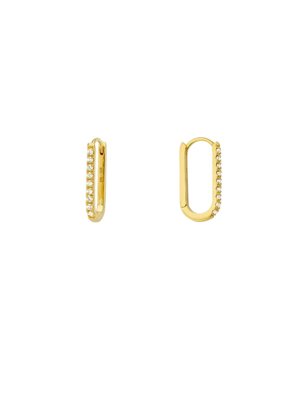 Pendientes Shiny Jazzy de oro