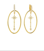 Pendientes Royal Diwali de oro