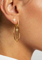 Pendientes Royal Diwali de oro