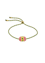 Pulsera Fuchsia Talisman de oro