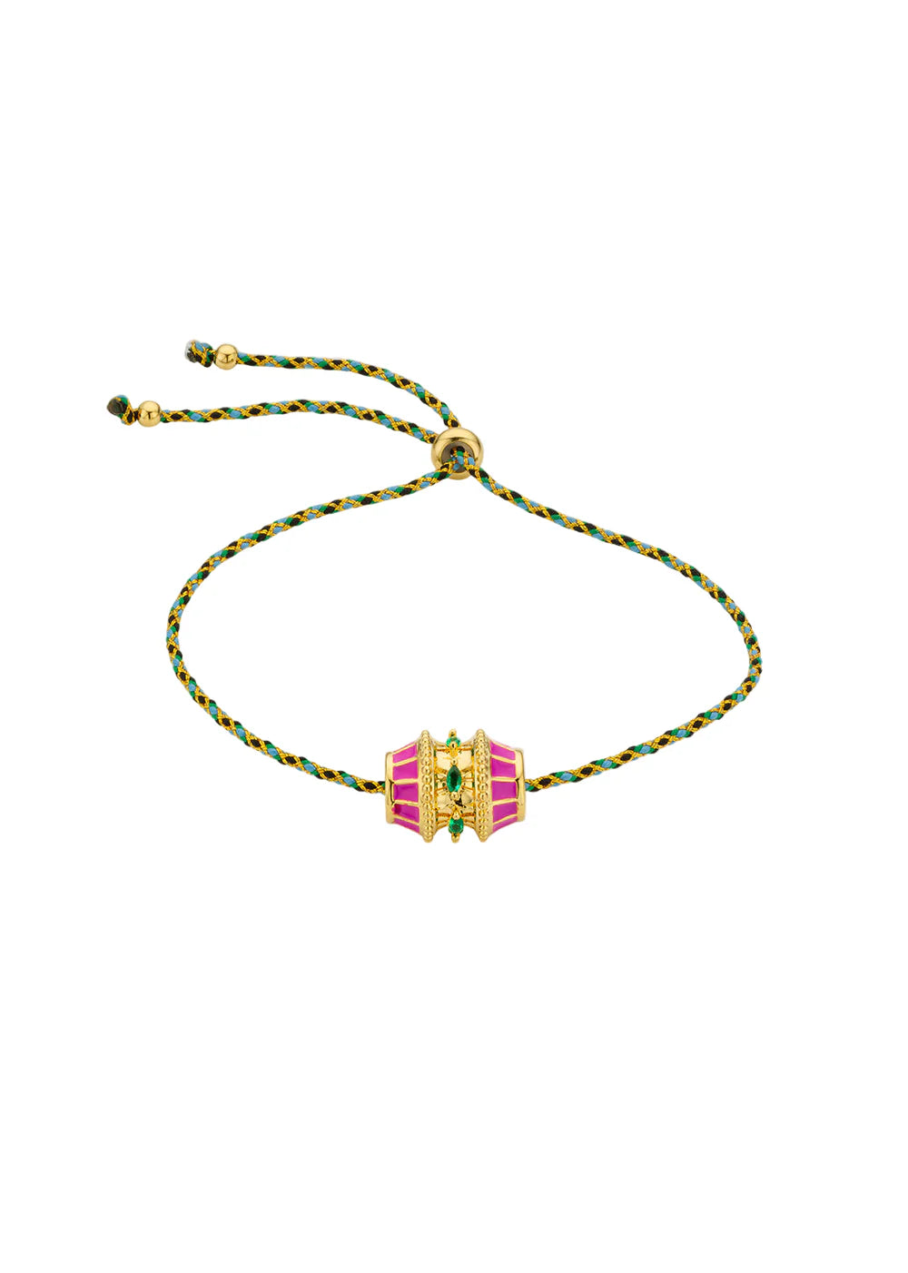 Pulsera Fuchsia Talisman de oro