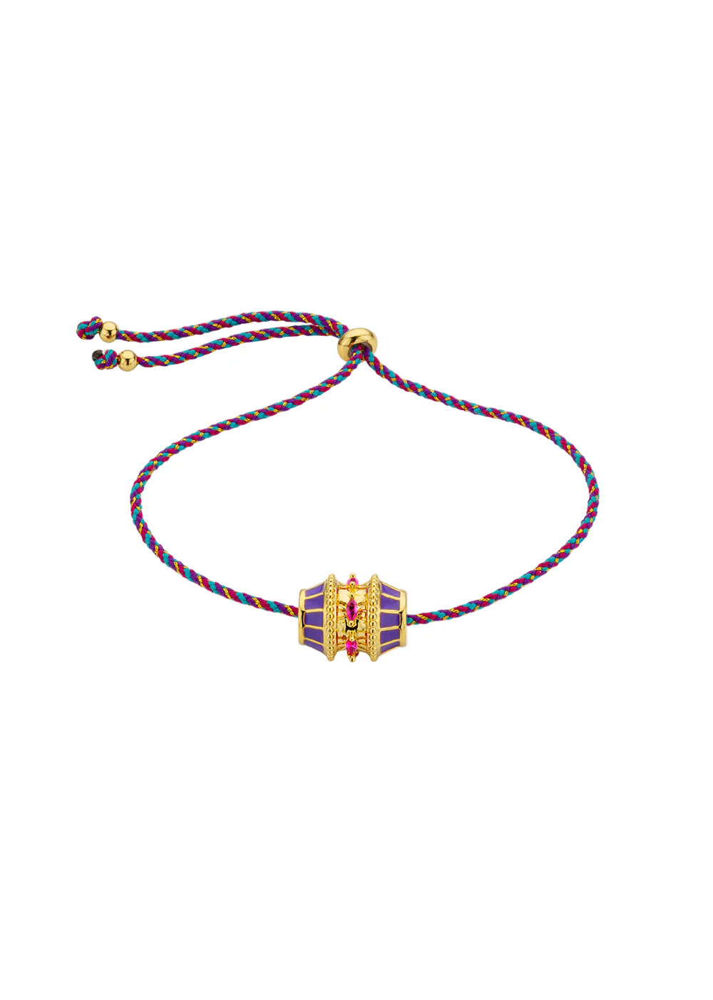 Pulsera Purple Talisman de oro