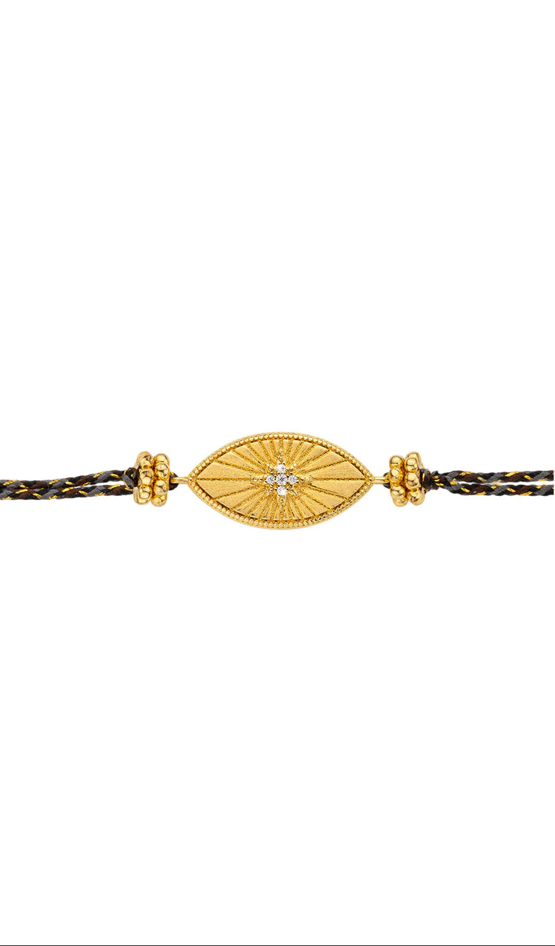 Pulsera Diwali Iris de oro