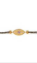Pulsera Amethyst California Iris de oro
