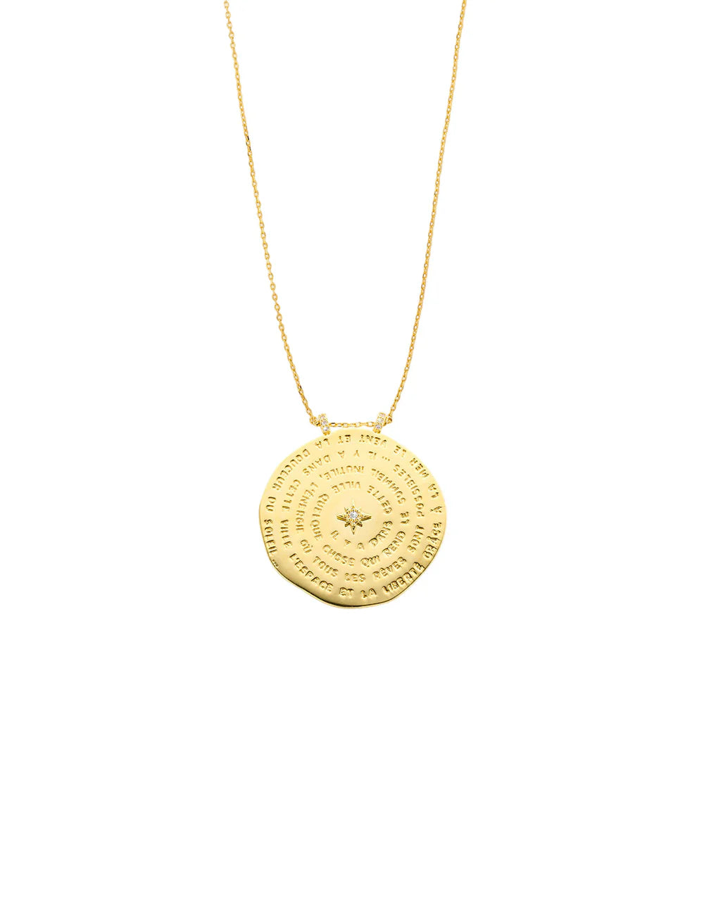 Collar Diwali Empreinte de oro