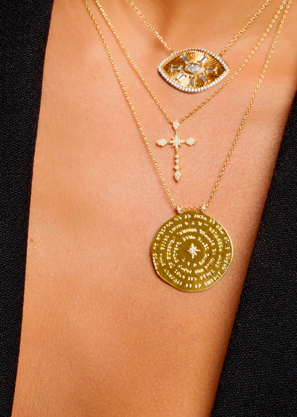 Collar Diwali Empreinte de oro