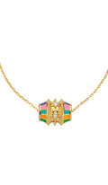 Collar Rainbow Talisman de oro