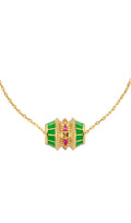 Collar Green Talisman de oro