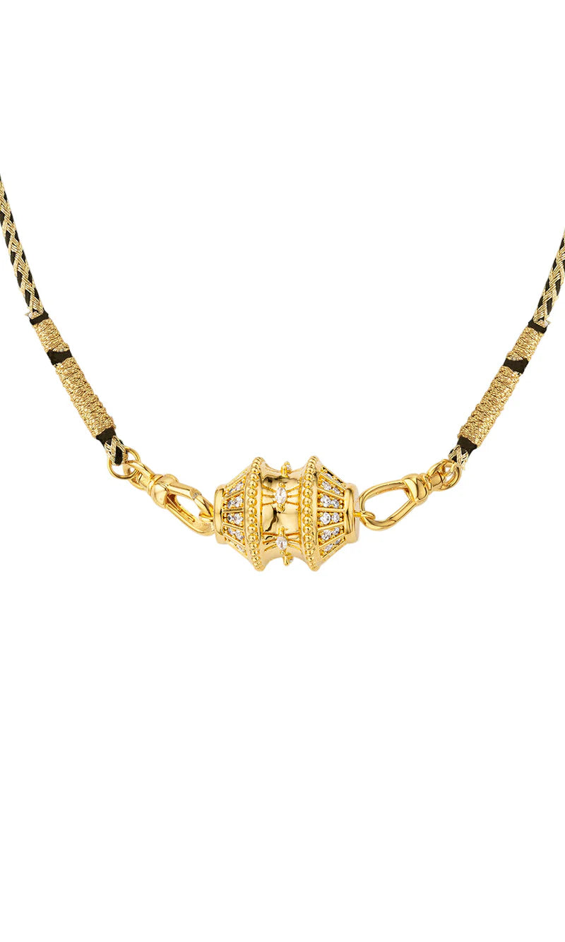 Collar Shiny Big Talisman de oro
