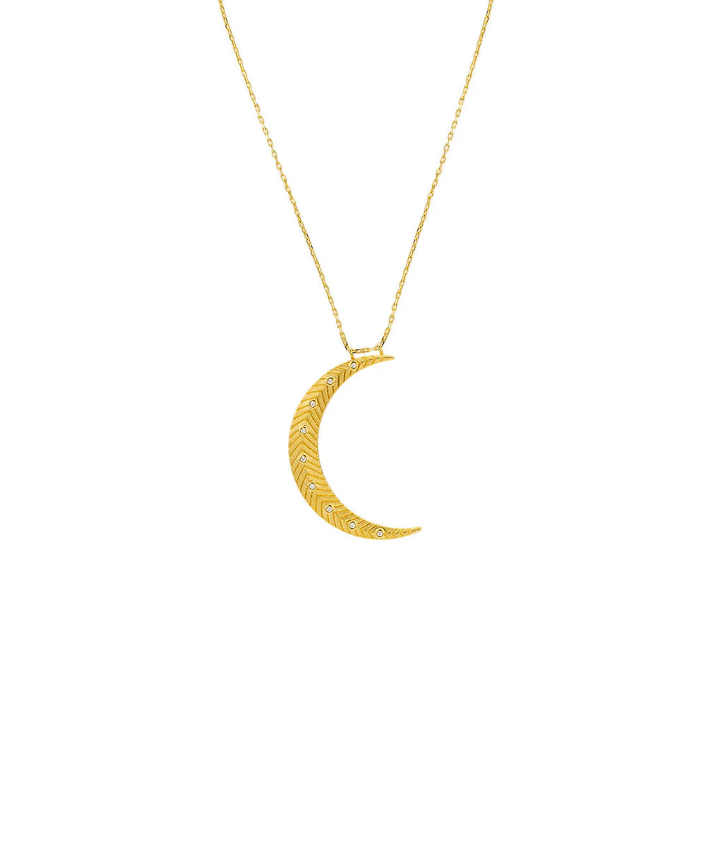 Collar Big Moon de oro