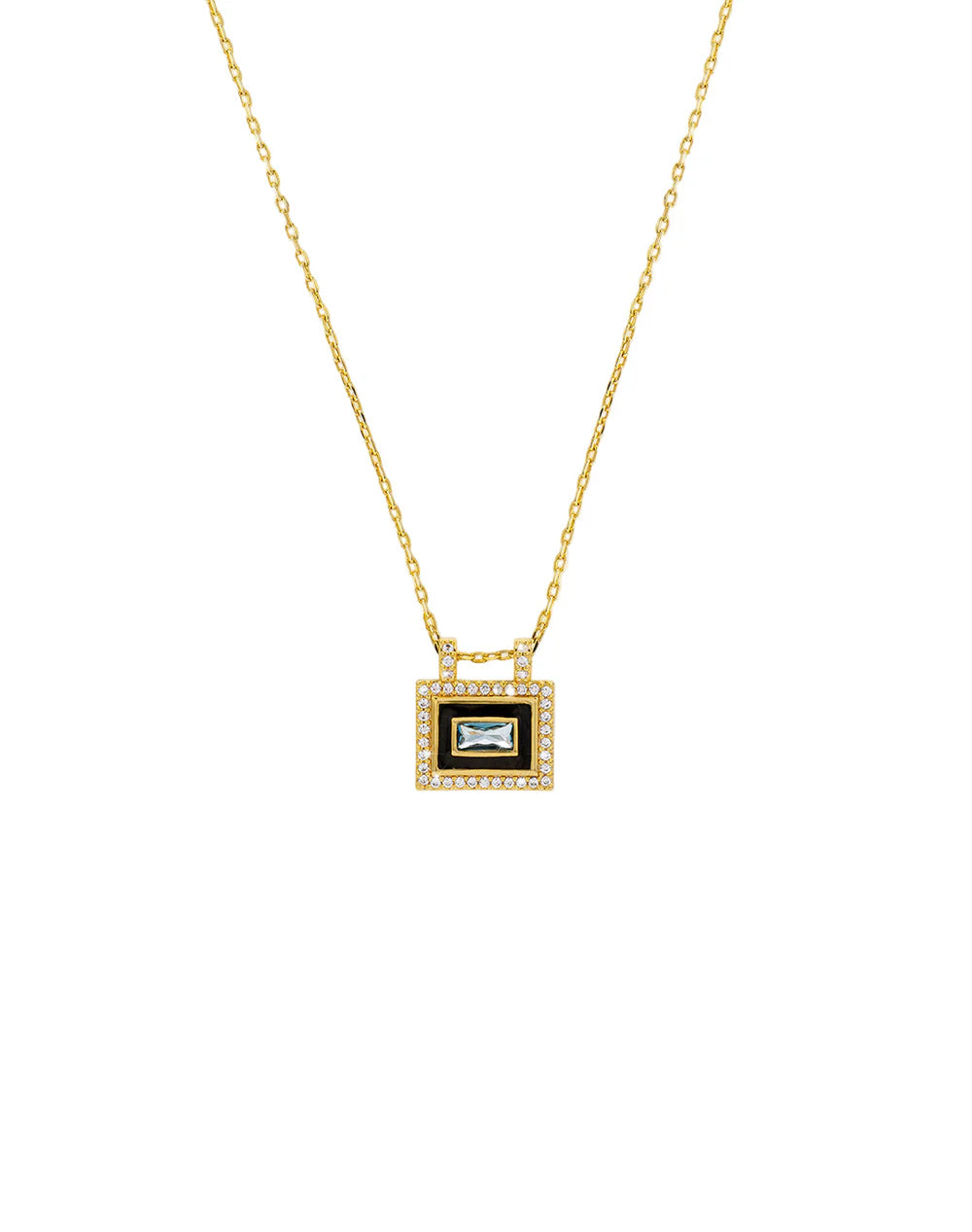 Collar Black Blue El Paso de oro