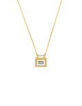 Collar Ivory Labradorite El Paso de oro