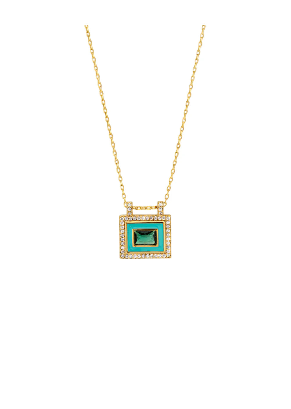 Collar Turquoise El Paso de oro