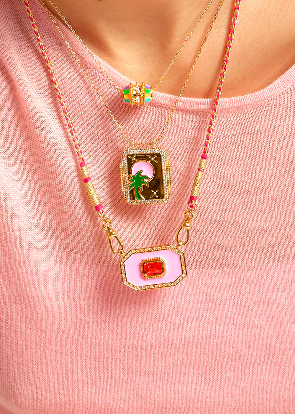 Collar Palm Soul Bohème de oro