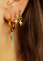 Pendientes Diwali Jazzy de oro