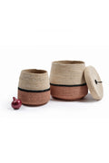 Set of 2 baskets "MAZEL"