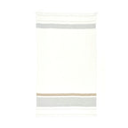 The Belgian Towel Fouta Oyster stripe | 110 x 180 cm